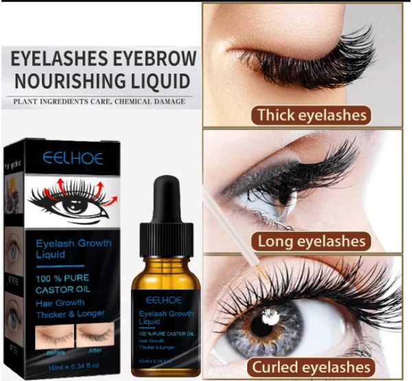 7 Days Fast Eyelashes Enhancer Natural Eyelash Growth Serum Thicker Eyelash Care Eyebrows Lift Eyelash Enhancement Care 2025